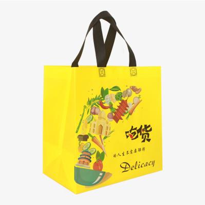 China Wholesale high quality cartoon waterproof eco-friendly non-woven pattern pp bag gift take-out bag for sale