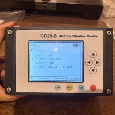 Cina Monitor di brillamento di vibrazione del terreno dei dispositivi di sorveglianza di vibrazione 35cm/S in vendita