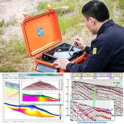 Cina 6/12/24/48/96 Channels Seismic Refraction Reflection Testing Equipment Masw Seismic Refraction Equipment in vendita