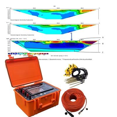 China GeoVES Borehole Water Detector Geo Resistivity Testing Machine For Groundwater Geophysical Underground Water Finder for sale