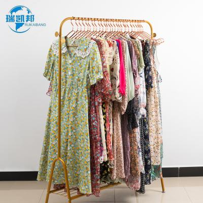 China Polyester / Cotton Second Hand Women Clothes Second Hand Clothes Women Ladies Dress for sale