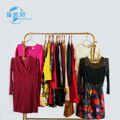 China Wholesale Polyester / Cotton Ruikaibang Used Clothes Dress Used Clothing for sale