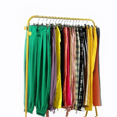 China Polyester / cotton second-hand clothes clothes old US ladies cotton small feet casual pants clothes used for sale