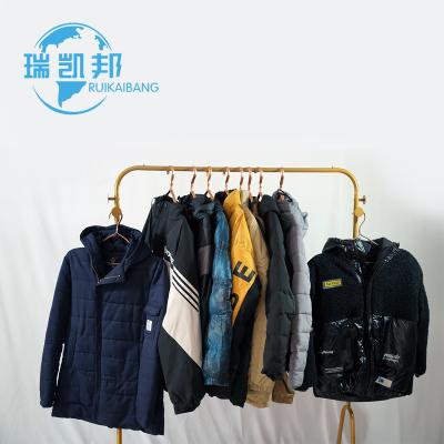 China High Quality Cottonpolystersilk Ruikaibang Winter Coats Jackets A Grade Used Clothing Second Hand Clothes for sale