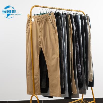 China Wholesale Clothing Mens Polyester / Cotton Second Hand Pants Used Clothing Bales B Goods for sale