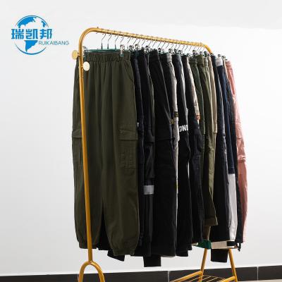 China Polyester / Cotton Used Clothes Mens Pants Packs Winter Used Clothes for sale