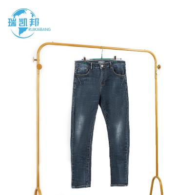 China Polyester / Cotton 2022 Mixed Cheap Used Clothing Ladies Jeans Pants Used Clothing for sale