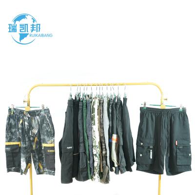 China Polyester / Cotton Used Clothes In Bales Short Pants Second Hand Running Clothing for sale