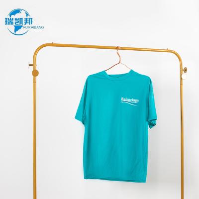 China Polyester / Cotton Ruikaibang Second Hand Bale Used Clothes Mens Cotton T-Shirt for sale