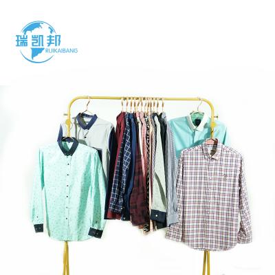 China Polyester / Cotton Branded Shirts Used Clothes In Bale Used Bulk Mens Clothes for sale