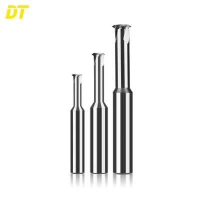 China Aluminum CNC Milling Carbide Endmill Tooth Spline Machining Single Spiral DT Carbide Endmill for sale