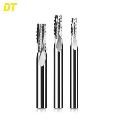 China CNC Full Aluminum Carbide End Mill Cnc Milling Cutter Thread Tooth Thread Milling Cutter for sale