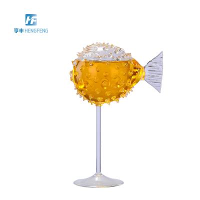 China Viable Top Strange Fish Shaped Crystal Whiskey Tumbler Products 2021 Set Premium for sale