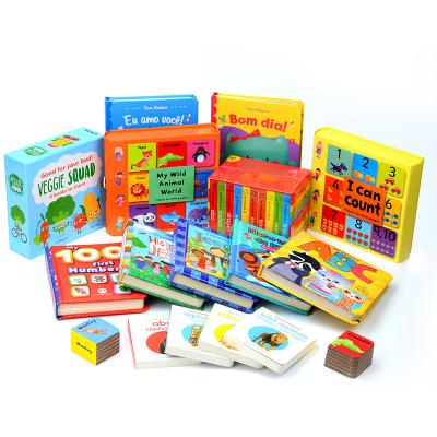 China Cardboard Bhildren Book Bulk Printing Board Book , Book Set Printing Services for sale