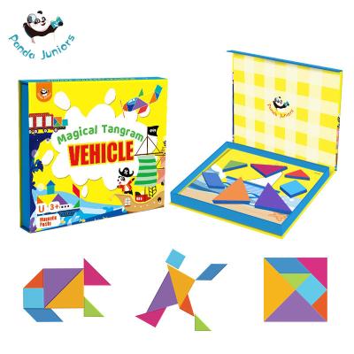 China Environmental EVA Foam Tangram Vehicle Puzzle Game 3d Jigsaw Puzzle Intellectual for sale