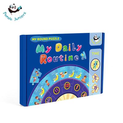 China Stacking Sorter Jigsaw Circular Baby Jigsaw Puzzles Intellectual Development for sale