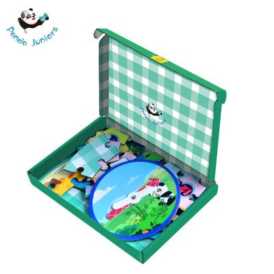 China Baby Brain Development Preschool Jigsaw Puzzles , Educational Wooden Puzzles for sale