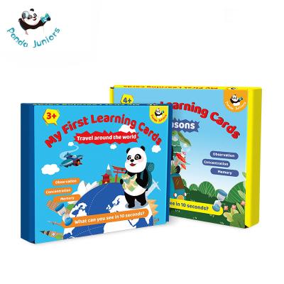 China Enrich Cognitive Brain Training Games , Four Seasons Learning Box For Kids for sale