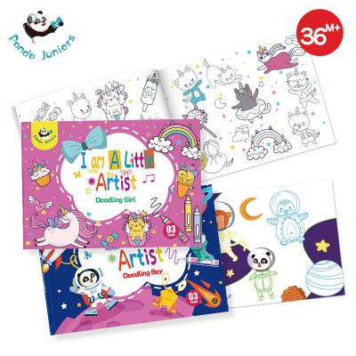 China Children Coloring Bulk Story Books Printing Custom Kids Cartoon Drawing Book for sale