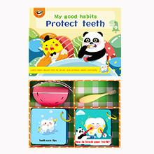 China EN71 Preschool Educational Toys For Kids Good Tooth Brush Habits Training for sale