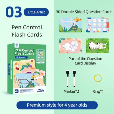 China Panda Juniors Early Learning Flash Cards ASTM F963-17 EN71-123 For Practice Prewriting Skills for sale