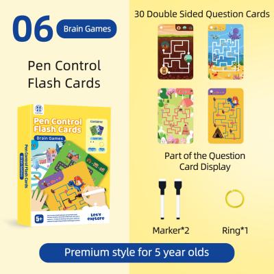 China Kindergarten Letter Tracing Flashcards For Kids Ages 3+ for sale