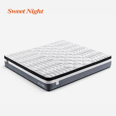 China Sweetnight Foldable King Queen Size Roll In A Natural Latex Memory Foam Pillow Box Hotel Bed Pocket Top Box Spring for sale