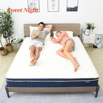 China Foldable OEM Roll Natural Latex Bed Pillow Top King Queen Size In A Box Memory Foam Pocket Bed Spring for sale