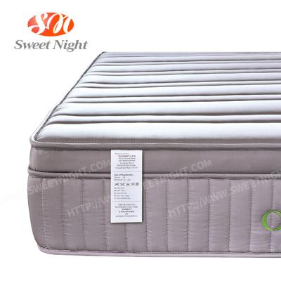 China New Style Press Back Coil Compression Spring Double Bed Foldable Hybrid Sponge Mattress Made in China Memory Foam 180x200 for sale