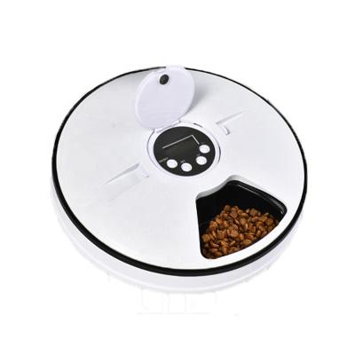 China Separate Electronic Smart 6 Automatic Meal Trays Pet Food Bowl Timed Cat Dog Feeder for sale