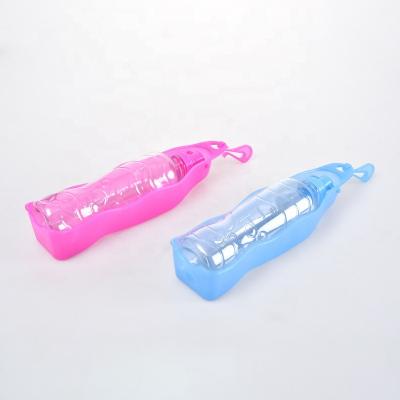 China Portable PP Pet Travel Water Dog Sustainable Outdoor Walking Drinking Plastic Portable Bottle for sale