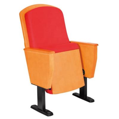 China Modern wooden auditorium chair with notepad for sale