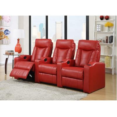 China Modern Home Cinema Theater Movie VIP Seat Motorized Or Manual Mechanism Electric Leather Recliner Sofa Chair for sale