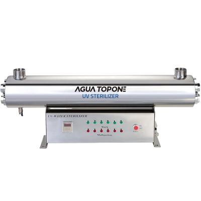 China Water disinfection AGUA TOPONE UV water treatment equipment with UV lampara UV water system for water for sale