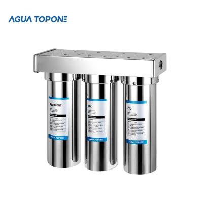 China Non - Toxic Clear Hotel Stainless Steel 316 Water Cartridge Filter Housing For Industrial Prefiltration for sale