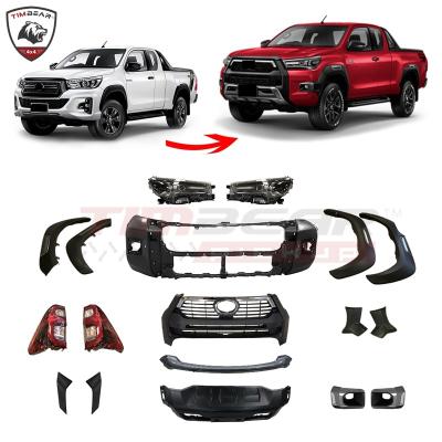 China 4x4 Trucks 4x4 Trucks Body Kits New Arrival Retrofit Kits For Toyota Hilux Rocco 2018 Upgrade To Rocco 2021 for sale