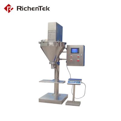 China Semi Automatic Food Prediction Filler With Base Weighted Pharmaceutical Powder Filling Packaging Machine for sale