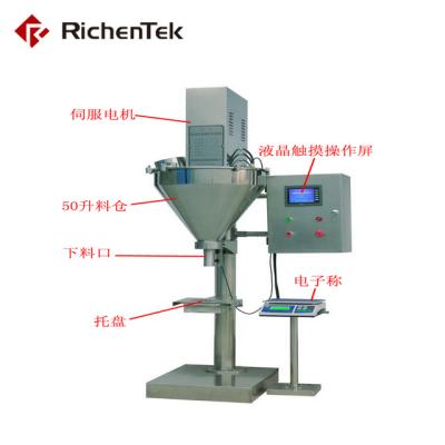 China Semi automatic food auger dosing powder filling machine / small volume auger powder filler for sachets 1-50 gram for sale