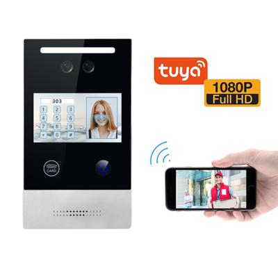 China Tuya Outdoor Multi Apartment Door Phone Intercom Doorbell Camera Visual Smart Intercom Monitoring for sale