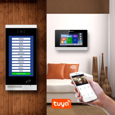 China Open Video Smart Doorbell Intercom Tuya IP 1080P Video Door Phone With Face Recognition To Open for sale