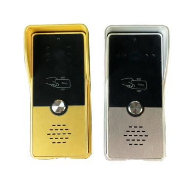 China Aluminum alloy security smart product video door phone door lock ring construction dooorbell for villa for sale