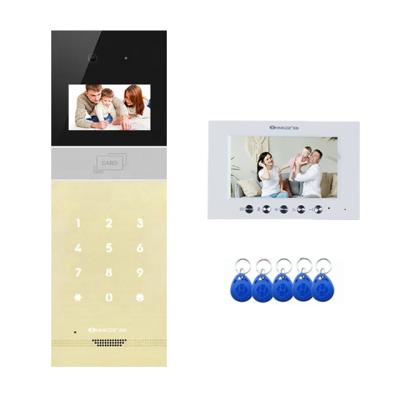 China Open Apartment Video Control Face Recognition Terminal System Telephone Intercom Outdoor Station for sale