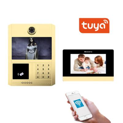 China Open New Design Waterproof TCP/IP Smart Door Phone Video Intercom For Multi Apartments for sale