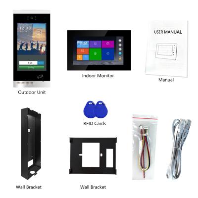 China Surveillance Unlock Outdoor Competitive Intercom Ring Video Intercom Access Control System Video Door Phone With Night Version for sale