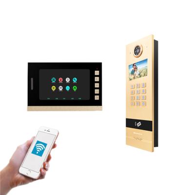 China Metal Housing High Quality Waterproof Intercom Apartment Door Smart Phone for sale