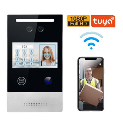 China Audio video intercom apartment tuya multi door phone intercom smart build cable video intercom office for sale