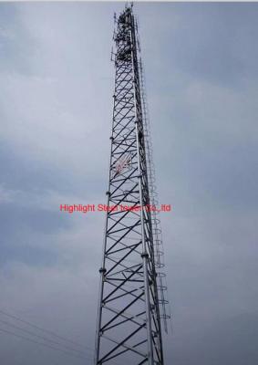 China Angle Steel Self Supporting Tower Lattice Steel Tower  For Power Transmission for sale