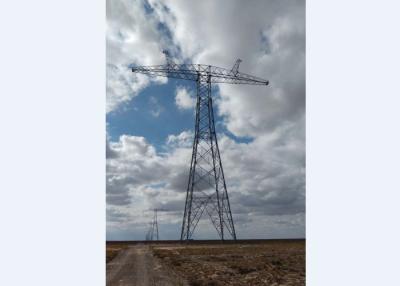 China Two Circuits Electric Transmission Tower High Rise Structure S355JR for sale