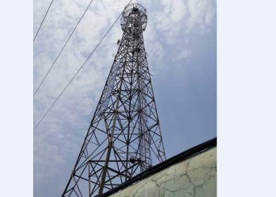 China Durable Angle Steel Structure Tower High Tensile Mobile Network Tower for sale