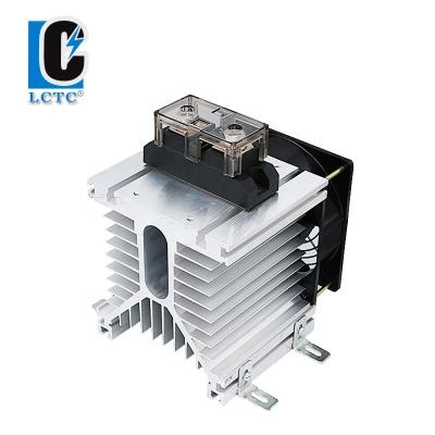 China Electrical Equipment 400A 0-10V Control Voltage 220VAC High Power Thyristor Voltage Regulator Industrial Model With Heat Sink and Fan for sale